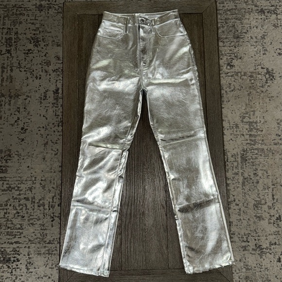 WeWoreWhat Mirror Straight Leg Mirror - Picture 1 of 16